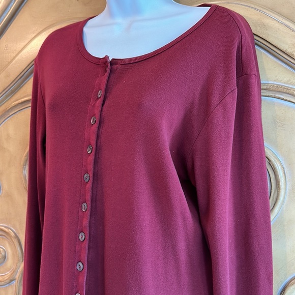 Keedo burgundy tunic jacket - Picture 2 of 7